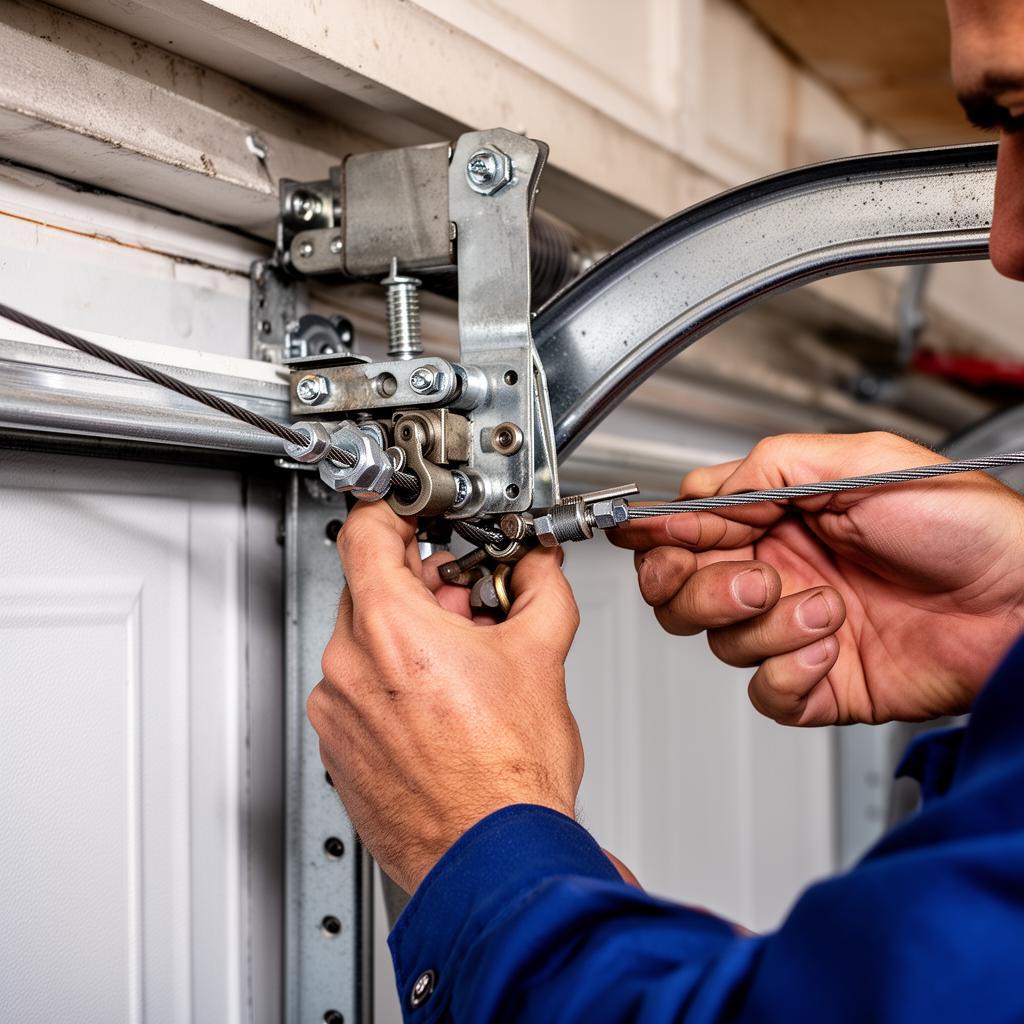 Garage door cable replacement repair Birmingham Alabama
